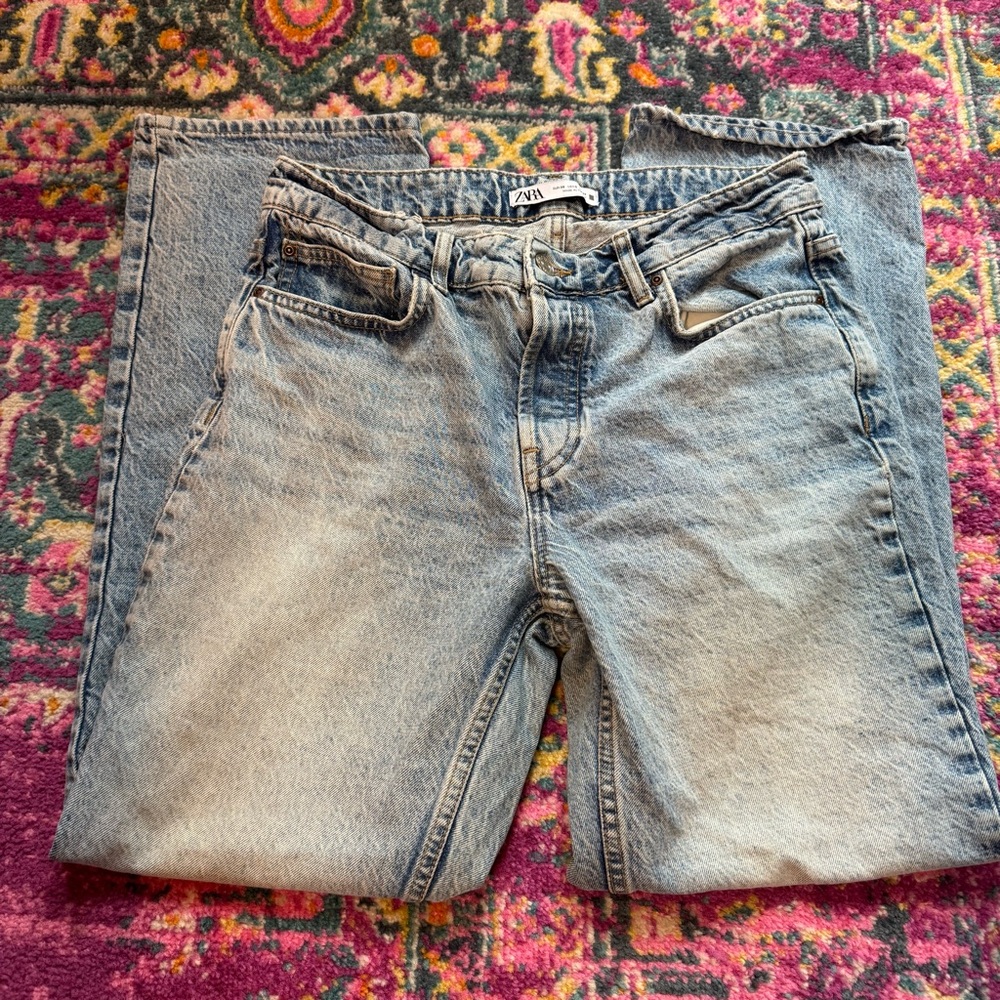 Zara Classic Blue Denim Pants